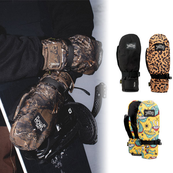 25-26 HOWL / ハウル FAIRBANKS Mitt ミトングローブ 手袋 メンズ レディース スノーボード スキー 2026 メール便対応