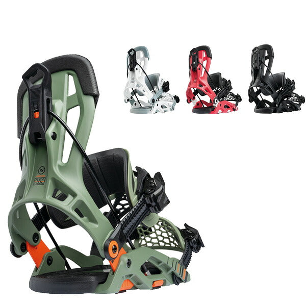 25-26 NIDECKER/ナイデッカー FUSE HYBRID フューズ FLOW リアエントリー メンズ レディース ビンディング バインディング スノーボード 2026