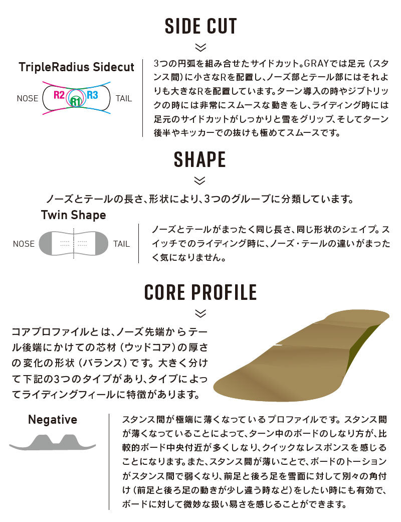 25-26 GRAY/グレイ EPIC エピック メンズ レディース スノーボード
