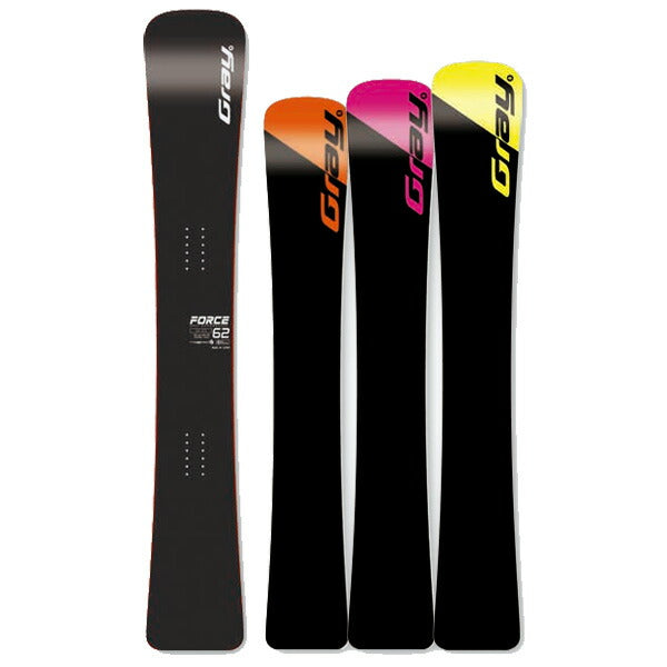 25-26 GRAY/グレイ FORCE フォース  アルペン メンズ レディース 国産 スノーボード 板 2026