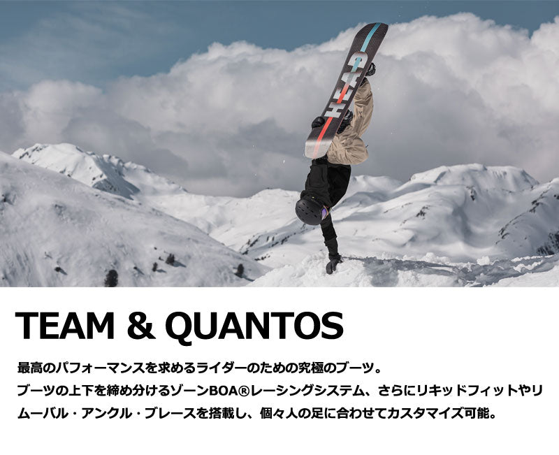 25-26 HEAD / ヘッド QUANTOS BOA FOCUS メンズ レディース ブーツ スノーボード 2026