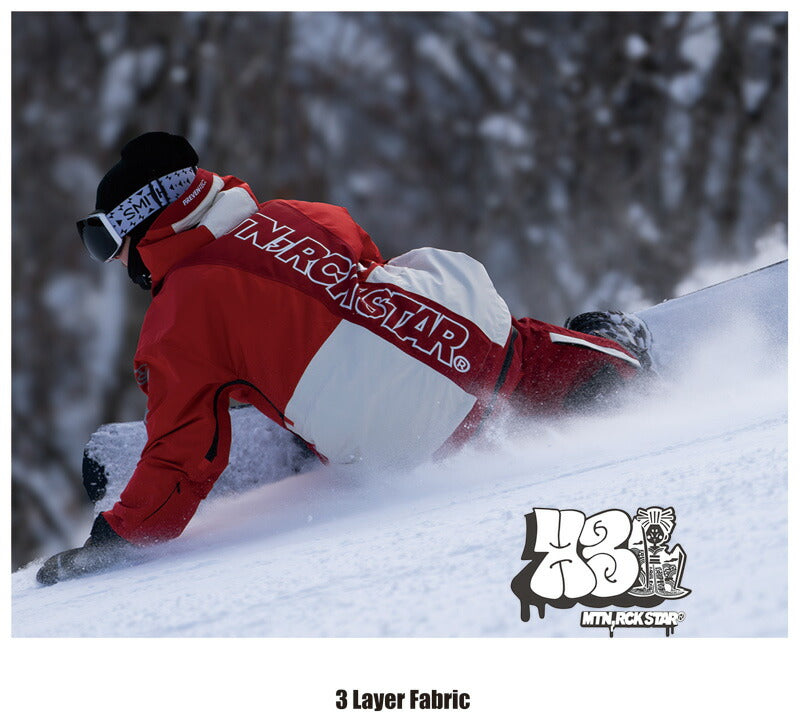 25-26 MOUNTAIN ROCK STAR/マウンテンロックスター HARUMAKI 3 jacket メンズ レディース 防水ジャケット MRS スノーボードウェア スノーウェアー 2026