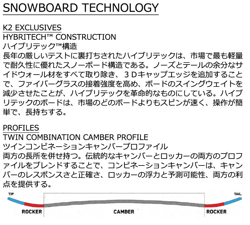 25-26 K2/ケーツー COURIER CAMBER クーリエキャンバー メンズ