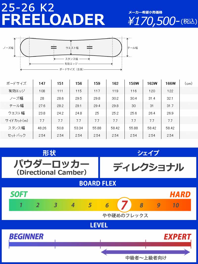 25-26 K2/ケーツー FREELOADER フリーローダー メンズ レディース