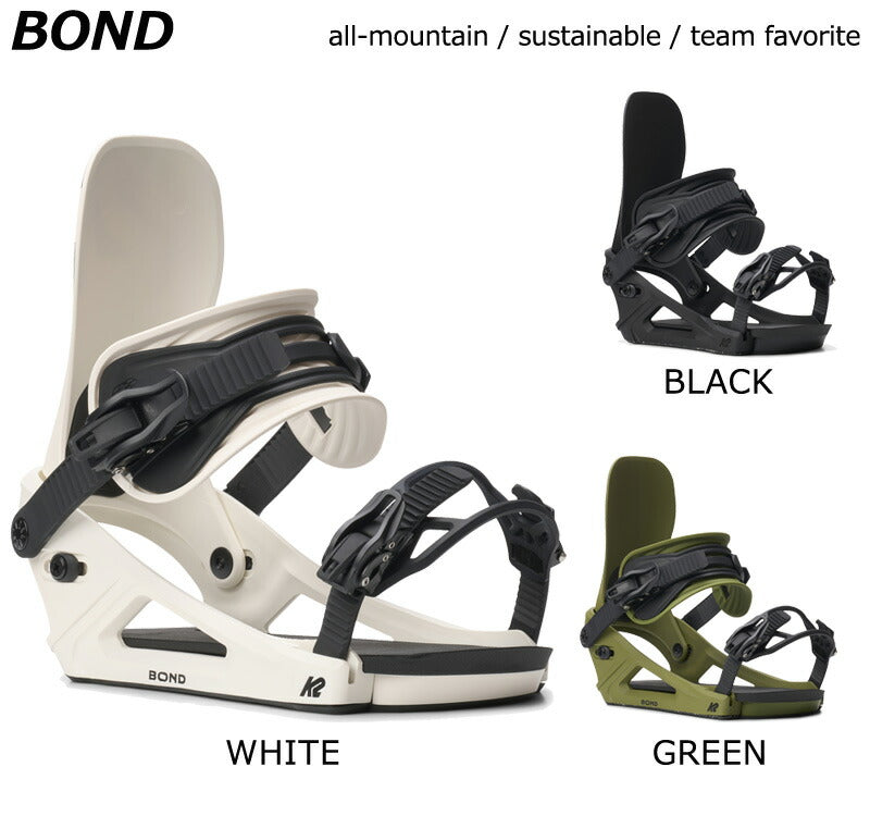 25-26 K2/ケーツー BOND ボンド メンズ レディース ビンディング バインディング スノーボード 2026
