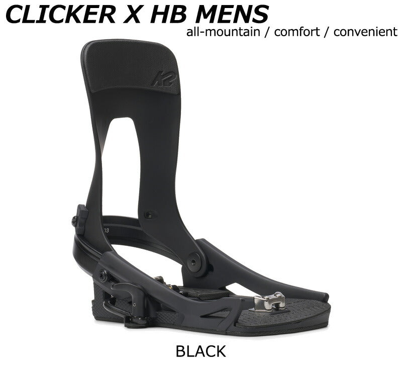 25-26 K2/ケーツー CLICKER X HB MENS クリッカー ステップイン メンズ ビンディング バインディング スノーボード 2026