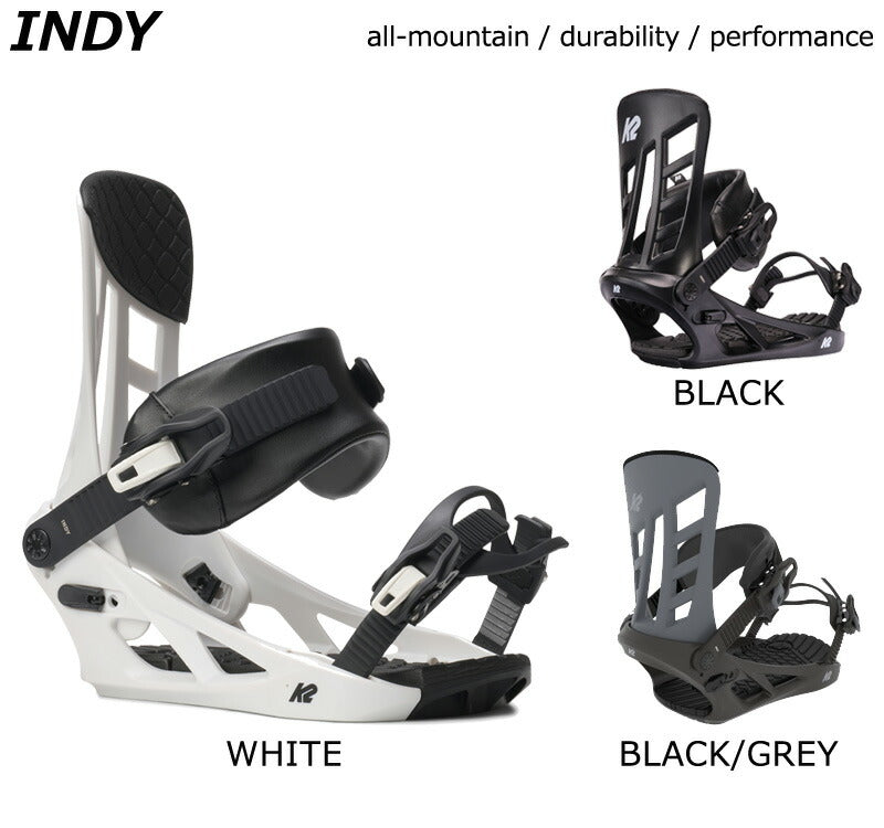 25-26 K2/ケーツー INDY インディ メンズ レディース ビンディング バインディング スノーボード 2026