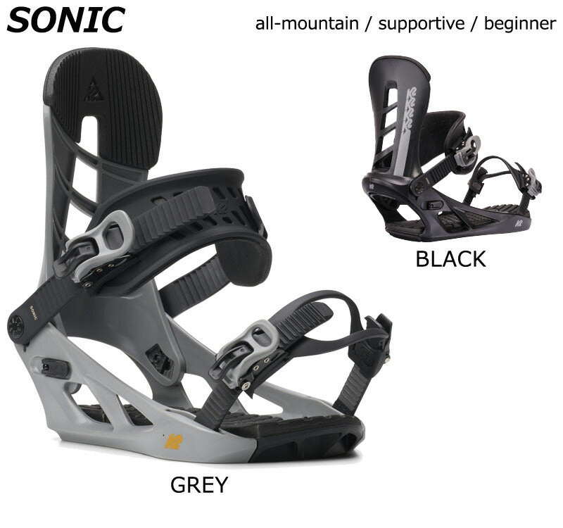 25-26 K2/ケーツー SONIC ソニック メンズ レディース ビンディング バインディング スノーボード 2026