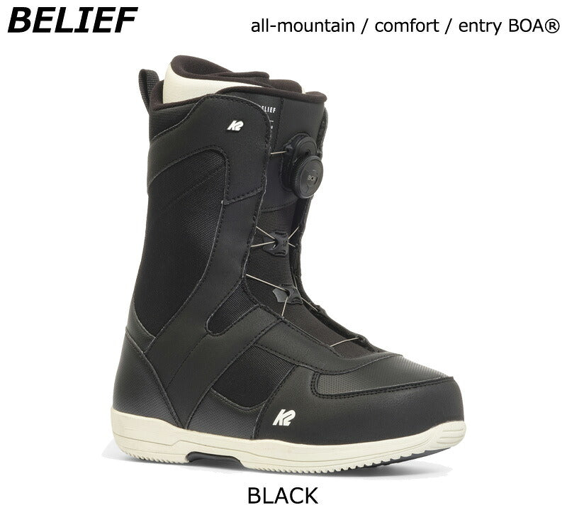 25-26 K2/ケーツー BELIEF ビリーフ レディース 熱成型対応 ボア BOA スノーボード ブーツ 2026