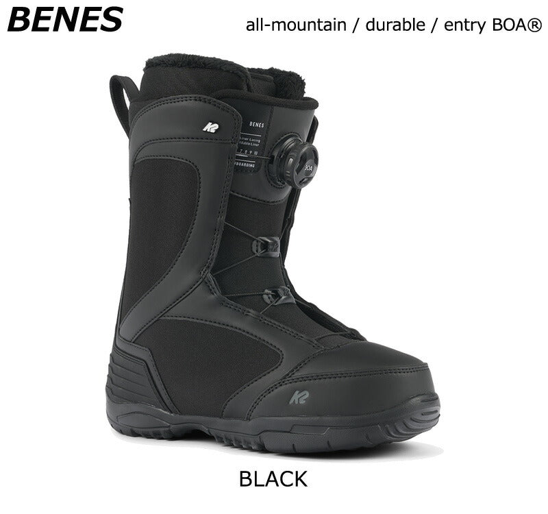 25-26 K2/ケーツー BENES ベネス レディース 熱成型対応 ボア BOA スノーボード ブーツ 2026