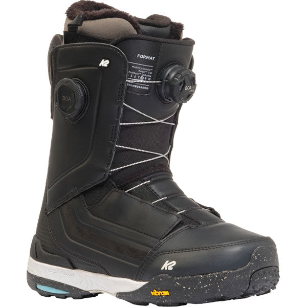 25-26 K2/ケーツー FORMAT フォーマット レディース 熱成型対応 ダブルボア BOA スノーボード ブーツ 2026