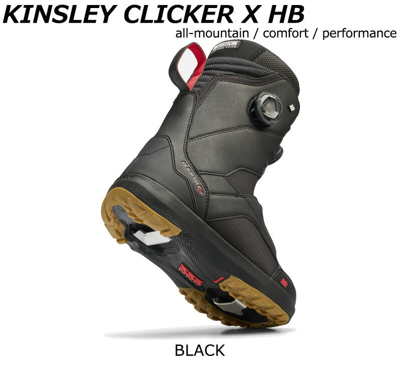 25-26 K2/ケーツー KINSLEY CLICKER X HB キンズリークリッカー レディース ステップイン 熱成型対応 ダブルボア BOA スノーボード ブーツ 2026