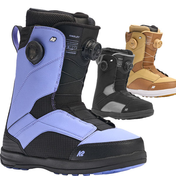 25-26 K2/ケーツー KINSLEY キンズリー レディース 熱成型対応 ダブルボア BOA スノーボード ブーツ 2026