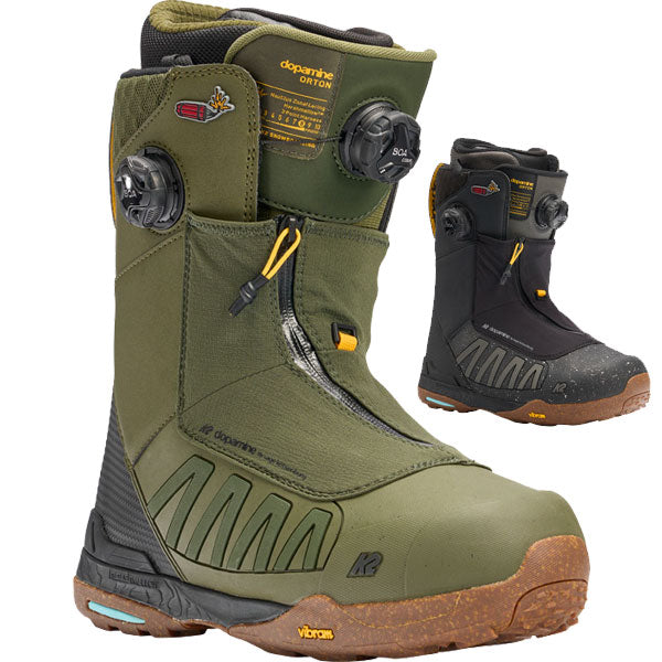 25-26 K2/ケーツー ORTON オートン メンズ レディース 熱成型対応 ダブルボア BOA スノーボード ブーツ 2026