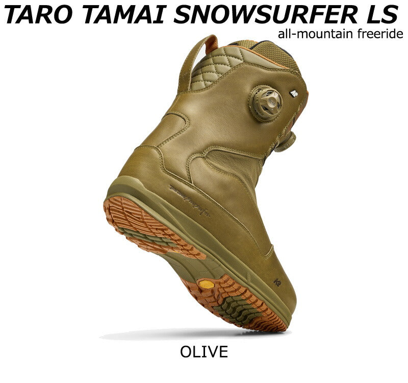 25-26 K2/ケーツー TARO TAMAI SNOWSURFER LS 玉井太朗 スノーサーファー メンズ レディース 熱成型対応 ダブルボア BOA スノーボード ブーツ 2026