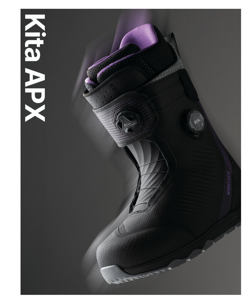 25-26 NIDECKER/ナイデッカー KITA APX キタ メンズ レディース ダブルボア ブーツ スノーボード 2026