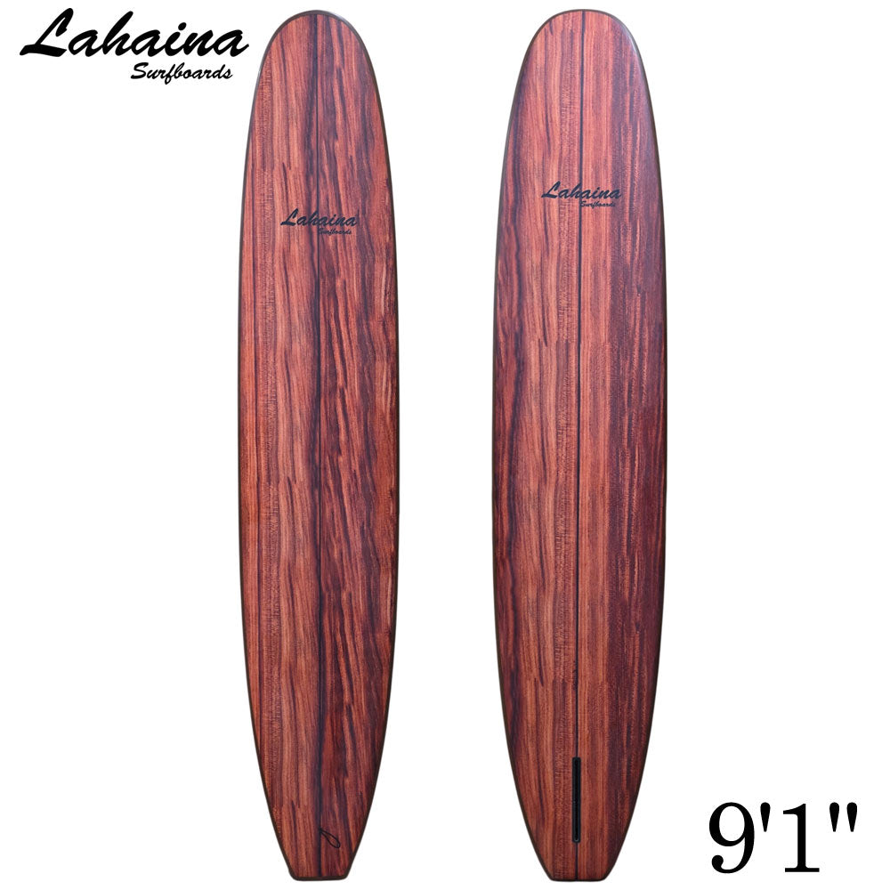サーフボード ラハイナ LAHAINA 9'1 L19 ロングボード クラシック ウッド調 西濃運輸営業所止め 送料無料