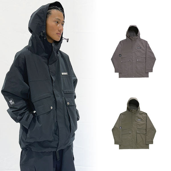 25-26 REPUBLIC&CO/リパブリック LUV・SIC parka 着用説明動画 メンズ レディース 撥水ジャケット スノーボードウェア スノーウェアー 2026