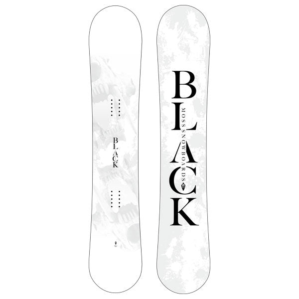 25-26 MOSS SNOWBOARDS/モススノーボード BLACK ブラック メンズ レディース スノーボード グラトリ 板 2026