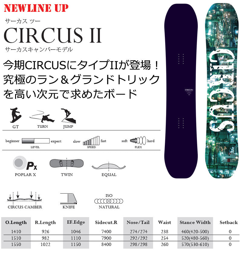 25-26 MOSS SNOWBOARDS/モススノーボード CIRCUS II サーカスツー メンズ レディース スノーボード グラトリ 板 2026