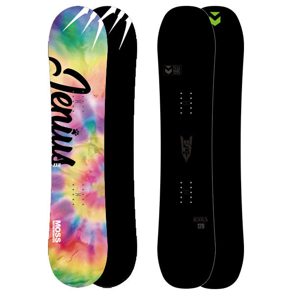 25-26 MOSS SNOWBOARDS/モススノーボード JENIUS エビス キッズ ジュニア スノーボード グラトリ 板 2026