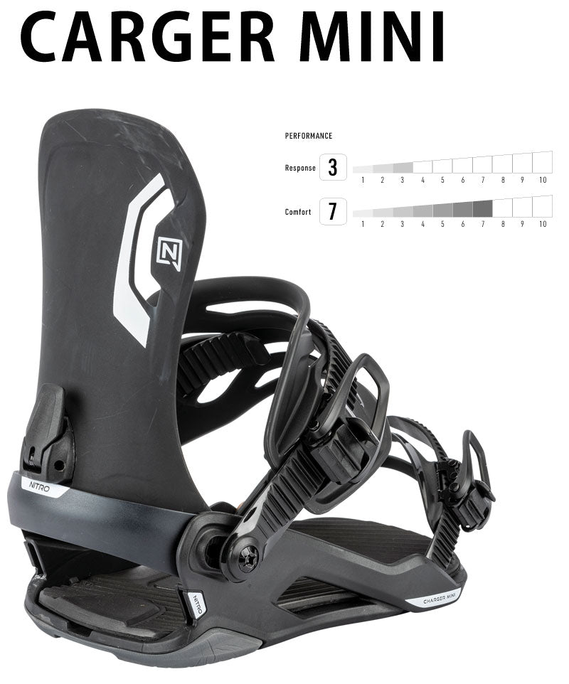 25-26 NITRO/ナイトロ CHARGER MINI チャージャー キッズ ユース ビンディング バインディング スノーボード 2026