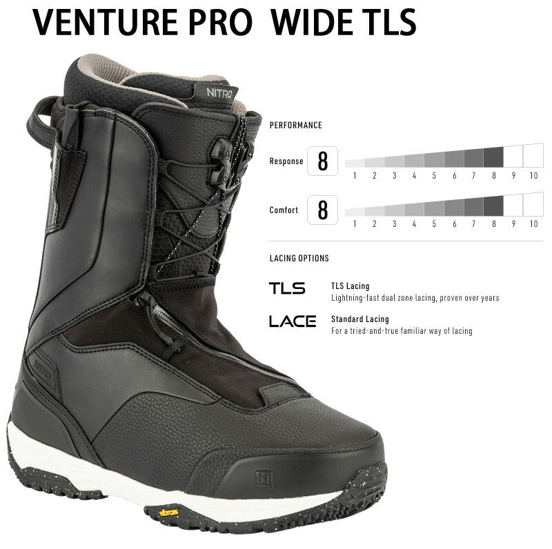25-26 NITRO/ナイトロ VENTURE PRO WIDE ベンチャープロ メンズ レディース ブーツ スピードレース ワイドフィット スノーボード 2026