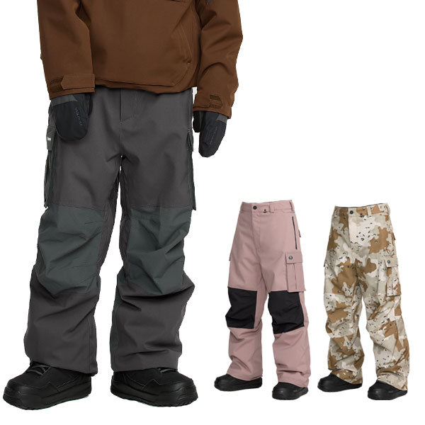 25-26 VOLCOM/ボルコム NWRK BAGGY pant メンズ レディース 防水パンツ スノーボードウェア スノーウェアー 2026