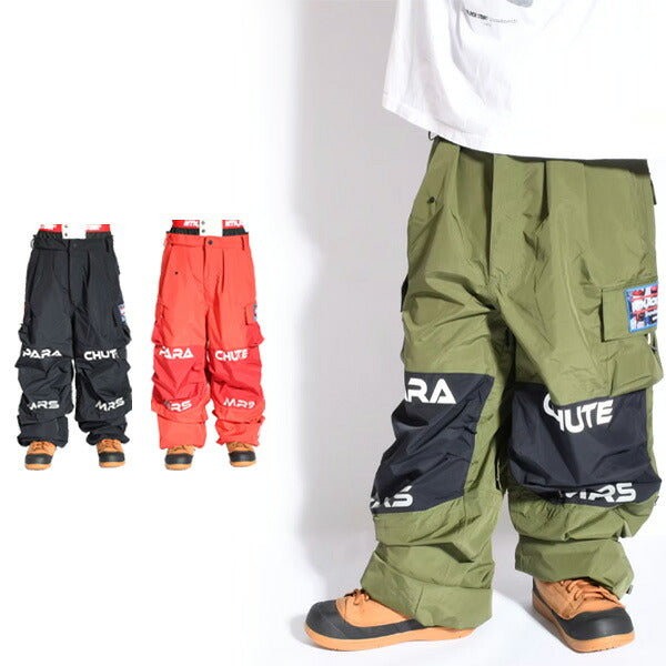 25-26 MOUNTAIN ROCK STAR/マウンテンロックスター PARACHUTE pant メンズ レディース 防水パンツ MRS スノーボードウェア スノーウェアー 2026