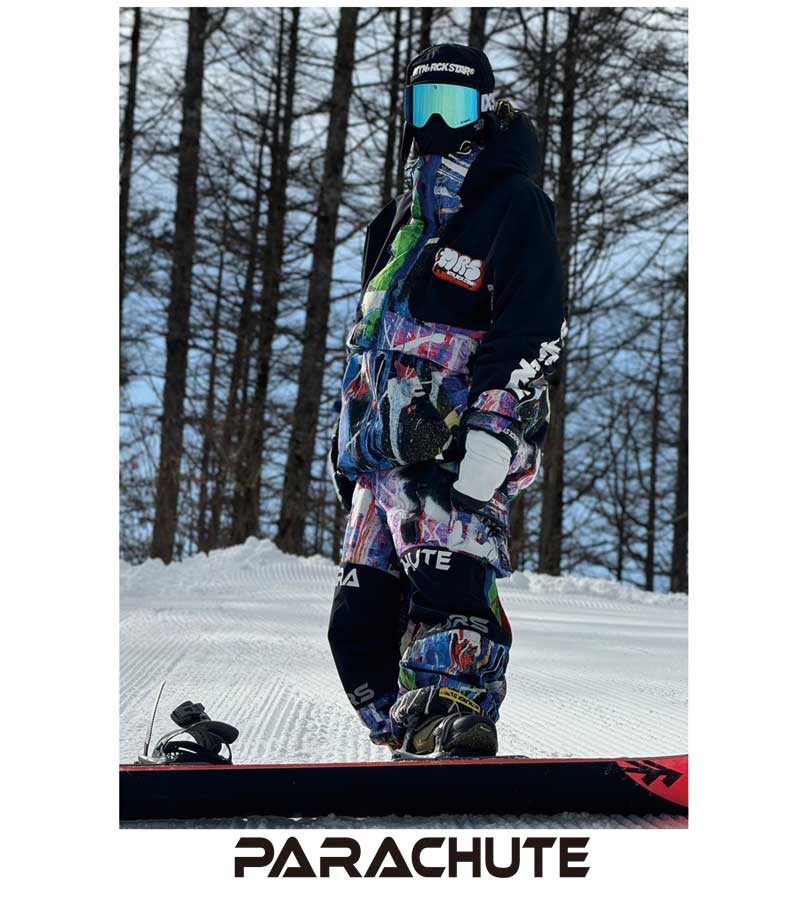 25-26 MOUNTAIN ROCK STAR/マウンテンロックスター PARACHUTE pant メンズ レディース 防水パンツ MRS スノーボードウェア スノーウェアー 2026