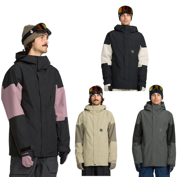 25-26 VOLCOM/ボルコム PRIMRY jacket メンズ レディース 防水ジャケット スノーボードウェア スノーウェアー 2026