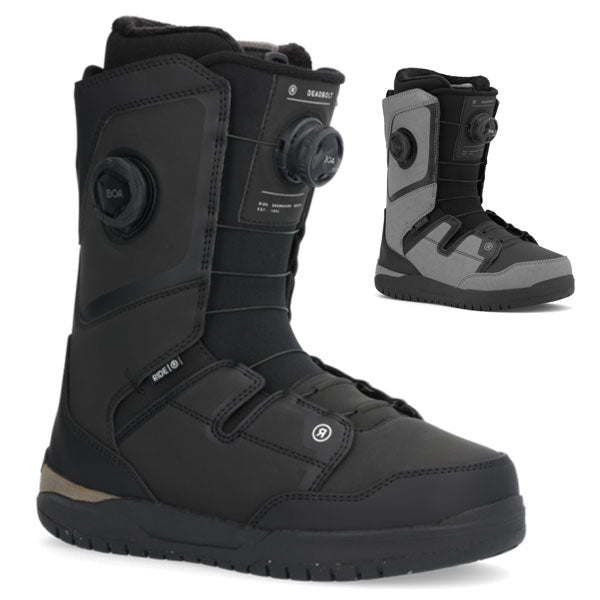 25-26 RIDE/ライド DEADBOLT ZONAL デッドボルト メンズ レディース ブーツ ダブルボア 熱成型対応 スノーボード 2026