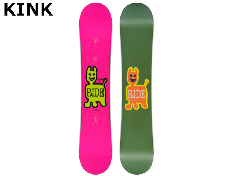 スノーボードセット RIDE KINK 152cm ケース&おまけ付 25-26 RIDE/ライド KINK キンク メンズ レディース スノーボード