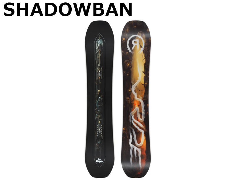 25-26 RIDE/ライド SHADOWBAN シャドーバン メンズ レディース スノーボード パーク 板 2026