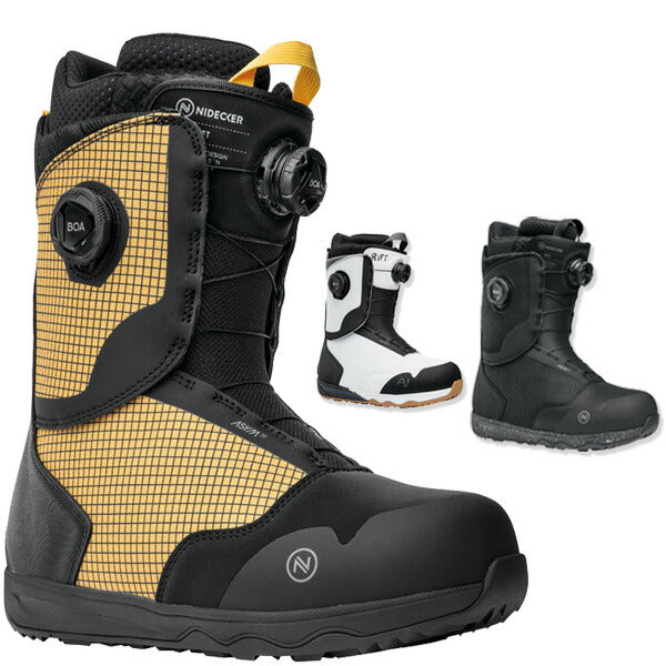 25-26 NIDECKER/ナイデッカー RIFT リフト メンズ レディース ダブルボア ブーツ スノーボード 2026