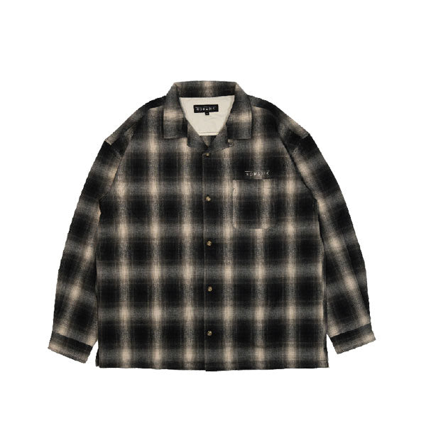 25-26 NOMADIK/ノマディック OMBRE CHECK shirt メンズ レディース シャツ セカンドレイヤー スノーボードアパレル スノーウェアー 2026