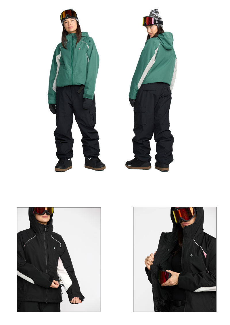 25-26 VOLCOM/ボルコム STONE SMOKESHOW 20K jacket レディース 防水