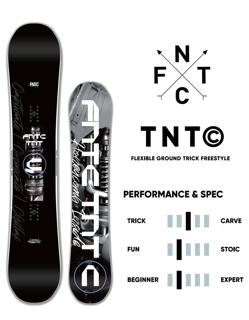 25-26 FNTC/エフエヌティーシー TNT-C ティーエヌティーシー メンズ レディース スノーボード スノボー先生 グラトリ 板 2026