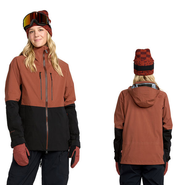 25-26 VOLCOM/ボルコム VS 3L STRETCH GORE jacket レディース 防水ジャケット ゴアテックス スノーボードウェア スノーウェアー 2026