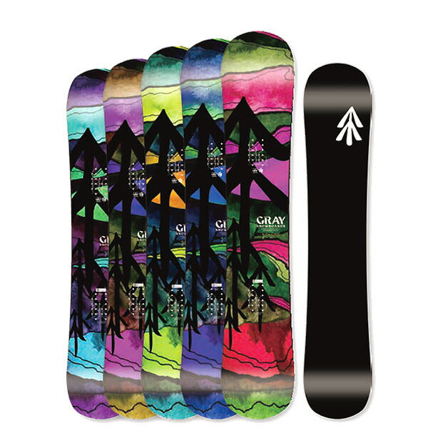 25-26 GRAY/グレイ GENIUS ジーニアス メンズ レディース スノーボード ラントリ パーク  国産 板 2026