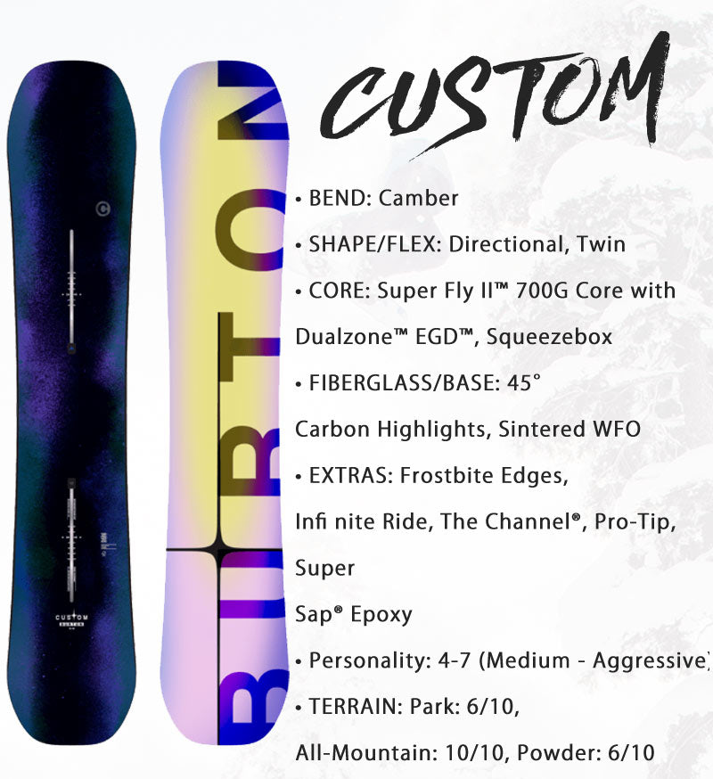26-27 BURTON/バートン CUSTOM カスタム メンズ スノーボード カービング 板 2027