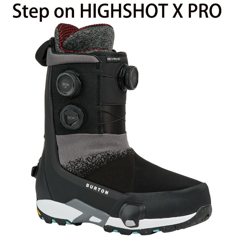 26-27 BURTON/バートン STEP ON HIGHSHOT X PRO ステップオン ハイショットエックスプロ メンズ レディース ブーツ トリプルボア スノーボード 2027