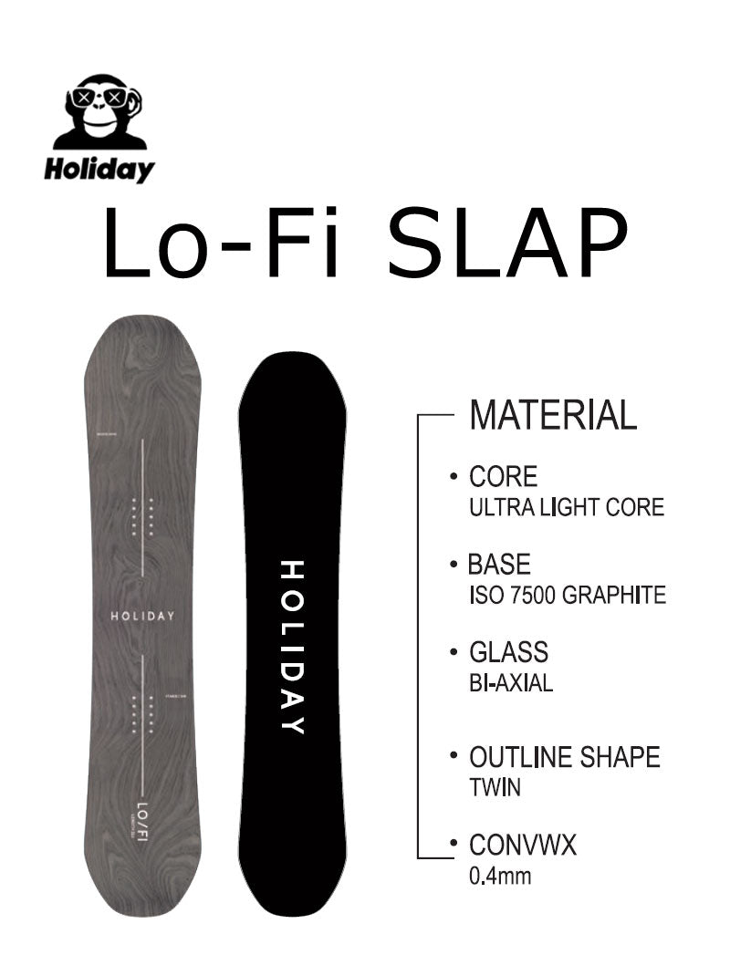 26-27 HOLIDAY/ホリデー Lo-Fi SLAP ローファイスラップ メンズ レディース スノーボード グラトリ 板 2027