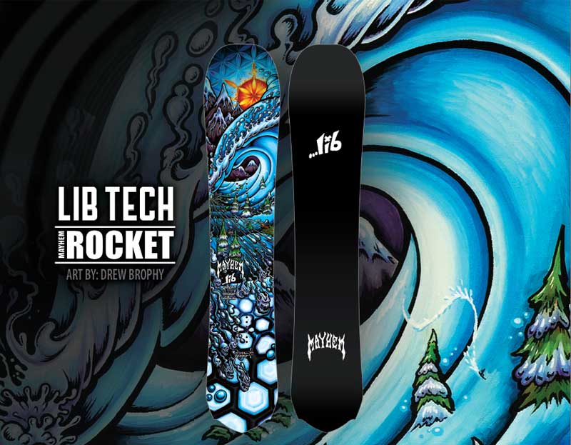 26-27 LIB TECH/リブテック MAYHEM ROCKET メイヘムロケット メンズ スノーボード パウダー スノーサーフ メイヘム 板 2027