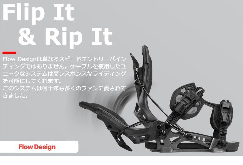 26-27 NIDECKER/ナイデッカー FLOW FENIX フローフェニックス リアエントリー メンズ レディース ビンディング バインディング スノーボード 2027