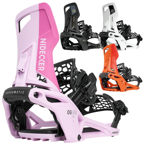 26-27 NIDECKER/ナイデッカー OG SUPERMATIC スーパーマチック メンズ レディース ビンディング バインディング スノーボード 2027