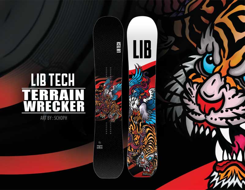 26-27 LIB TECH/リブテック TERRAIN WRECKER テレインレッカー メンズ スノーボード パウダー パーク 板 2027