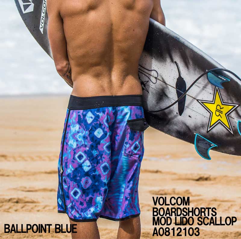 VOLCOM/ボルコム メンズ サーフパンツ ボードショーツ 海パン 水着 A0812103 MOD LIDO SCALLOP サーフィン メール便対応