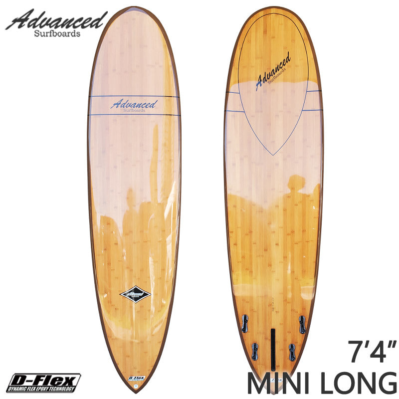 西濃運輸営業所止め サーフボード ミニロング サーフィン アドバンス / ADVANCED 7'4 EPS/BAMBOO A27 送料無料