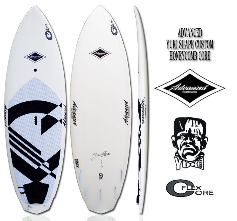 SUP サップ パドルボード アドバンス / ADVANCED SUP 7’10” WHT/HONEYCOMB CORE YUKI SHAPE CUSTOM